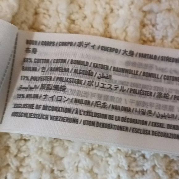 Abercrombie Fitch cotton blend cream knit v-neck soft cozy sweater size small - Picture 7 of 8